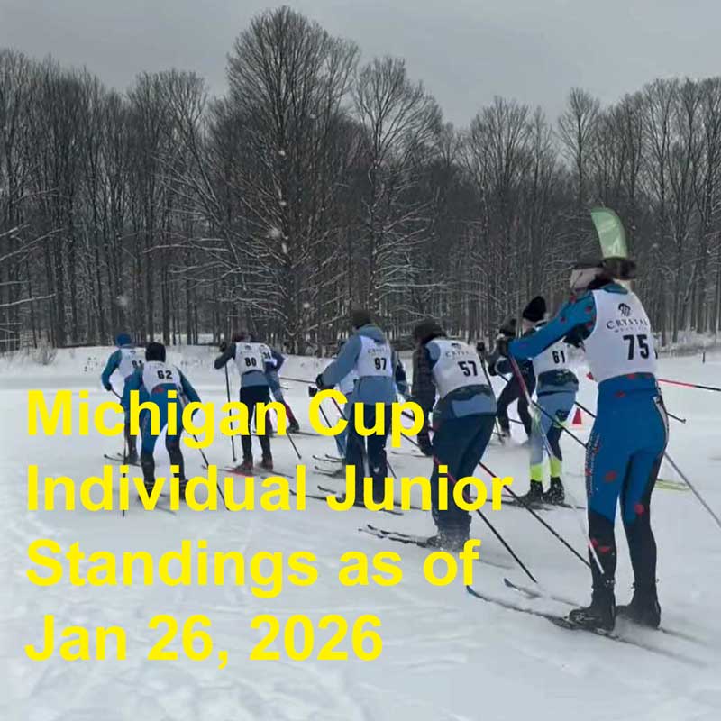 Updated Michigan Cup JUNIOR standings