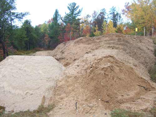 Enlargement of the West Hill for cross country skiers