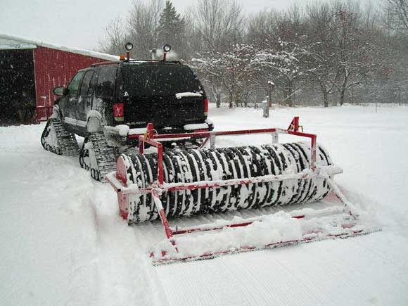 Black Mountain cross country ski trail grooming equipment