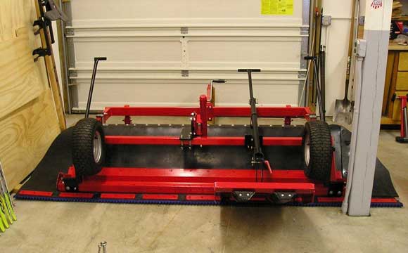 Black Mountain cross country ski trail grooming equipment