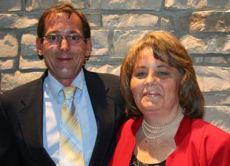 Bill Burpee and Kathy Wright, Huron-Clinton Metropark Volunteers of the Year