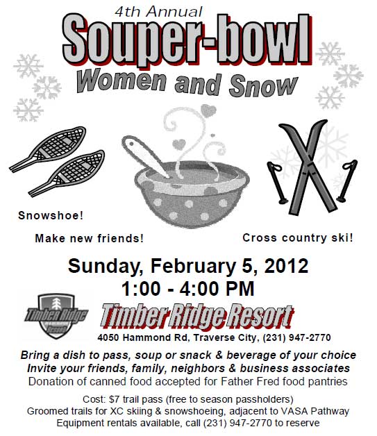 Soup-er Bowl, Women and Snow