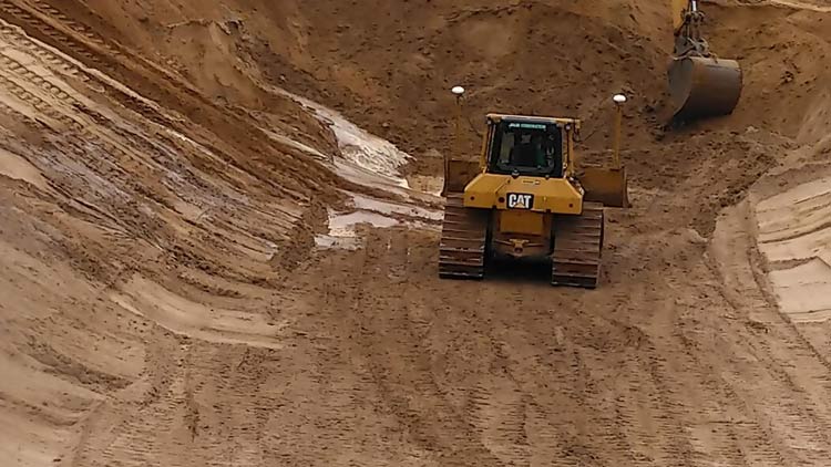 Forbush Corner snowmaking pond construction