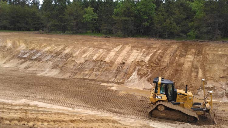 Forbush Corner snowmaking pond construction