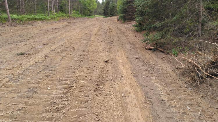 Forbush Corner snowmaking pond construction