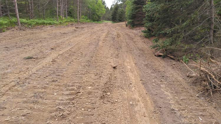 Forbush Corner snowmaking pond construction