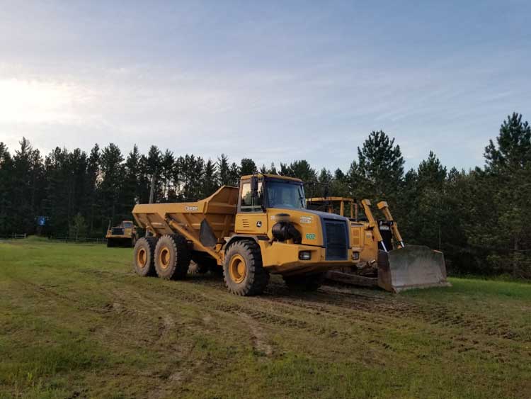 Forbush Corner widens trail for snow-making equipment