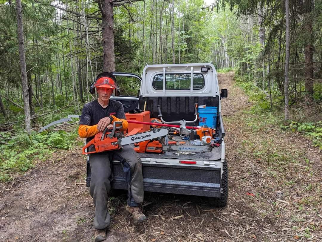 Forbush Corner trail work on the Crybaby cross country ski trail