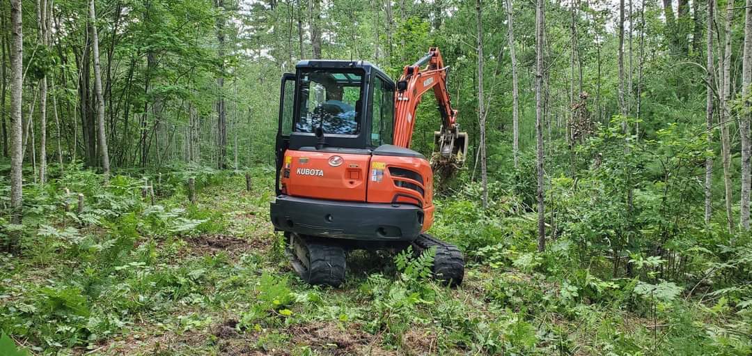 Forbush Corner trail work on the Crybaby cross country ski trail