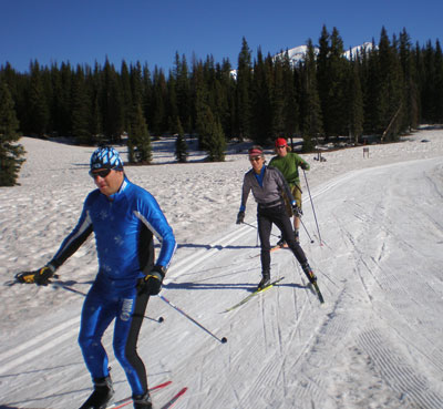 Skiing in June