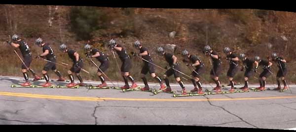 Kris Freeman doing V2, captured by Dartfish video analysis
