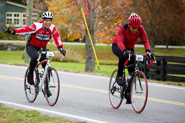 MIke and Steve rolling along...
