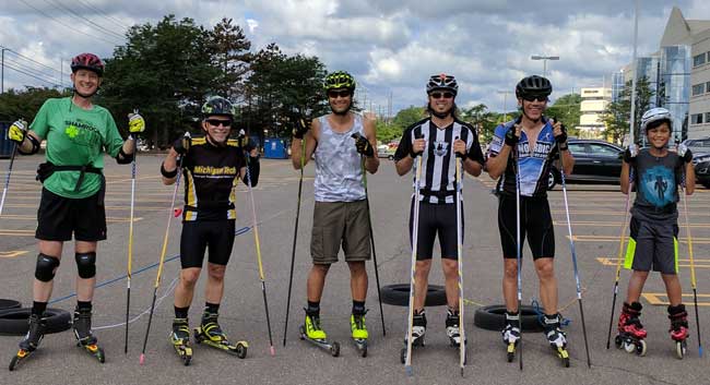 Andy Liebner rollerski clinics