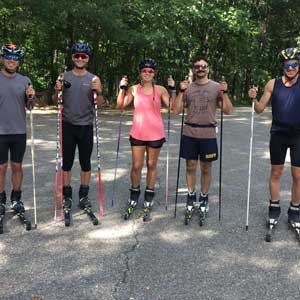 Rollerski clinic in Indiana